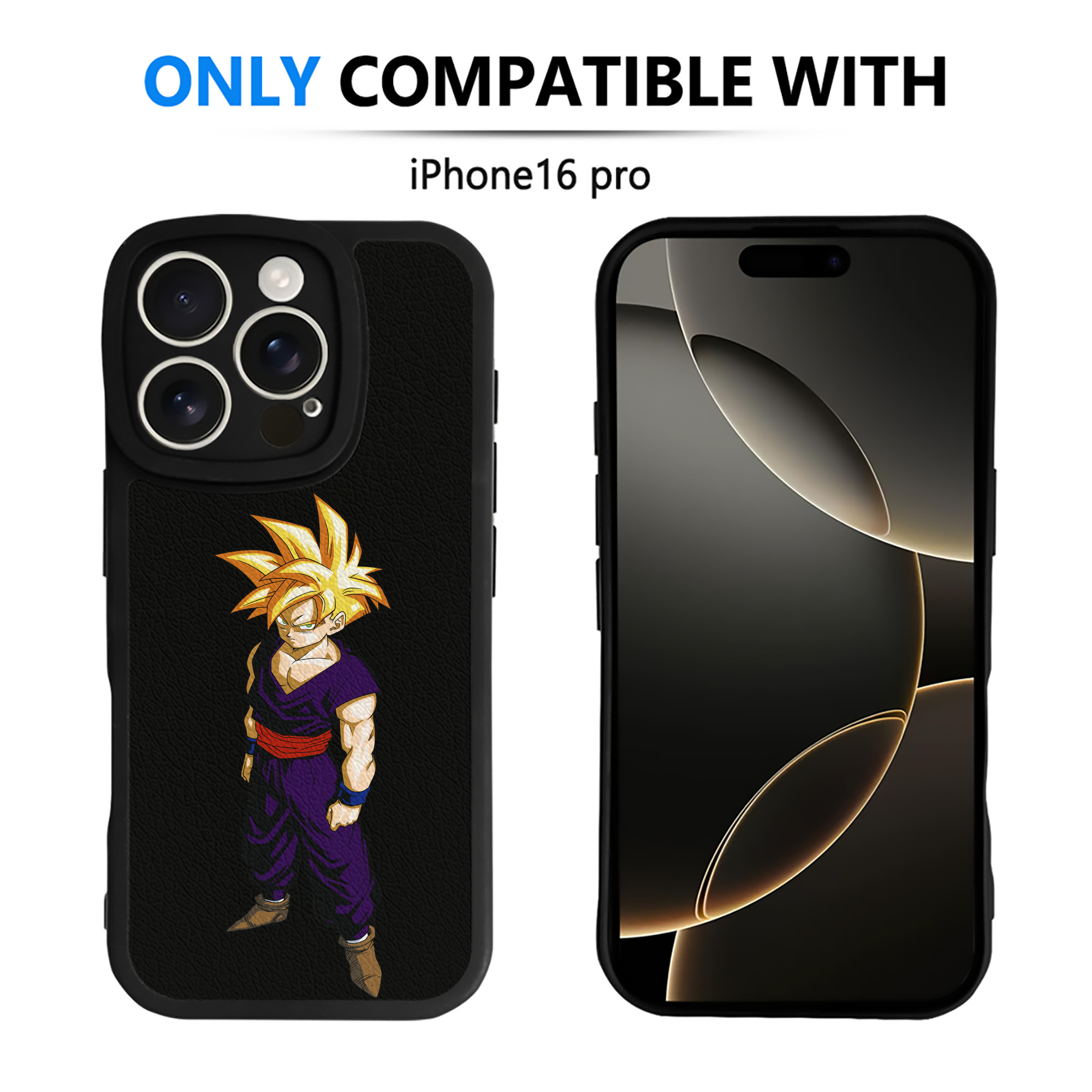 （画像用） ドラゴンボール ベジット DRAGON BALL Vegetto 【iPhone 16シリーズ対応】シリコンスマホケース（レザー調） 材質：シリコン